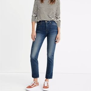 Madewell Rivet & Thread High-Rise Stovepipe jeans